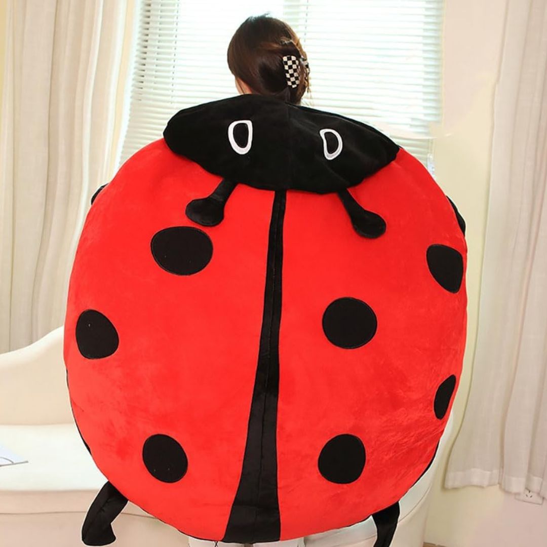 SnugBug™ – Wearable Ladybug Pillow