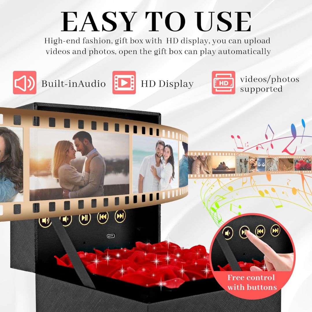 BloomBox™ – Handcrafted Xmas Video Flower Gift