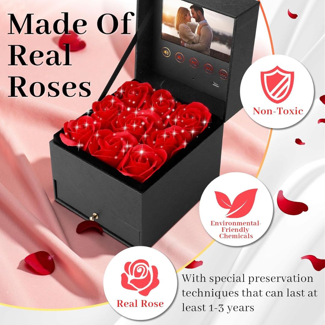 BloomBox™ – Handcrafted Xmas Video Flower Gift