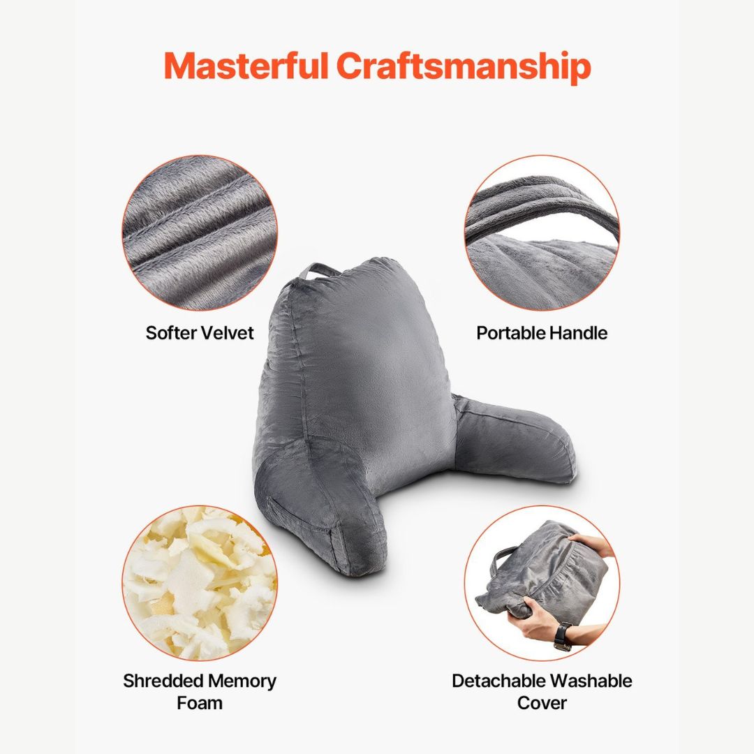 PillowHaven™ – Memory Foam Backrest