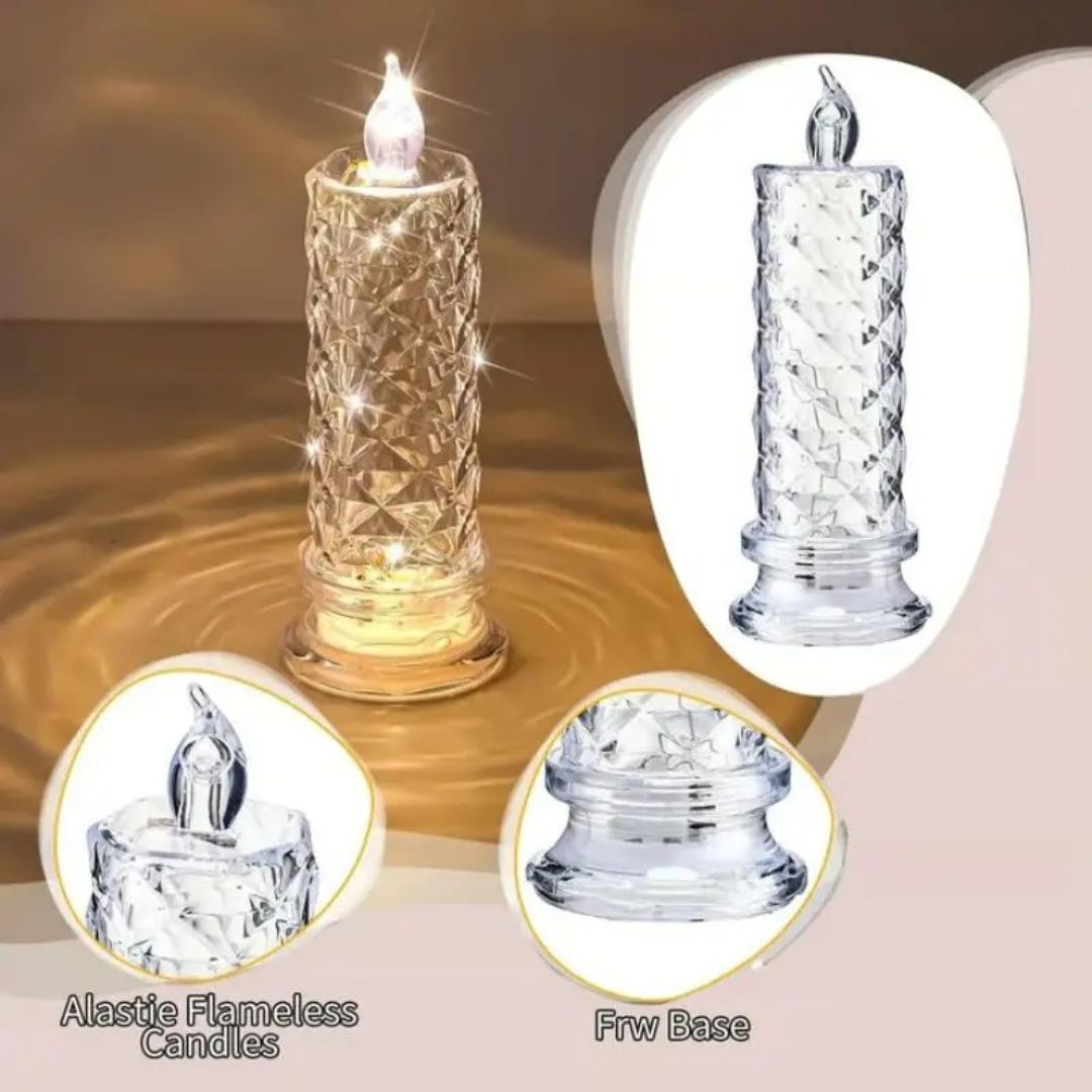 PetalGlow™ – Electronic Rose Candle
