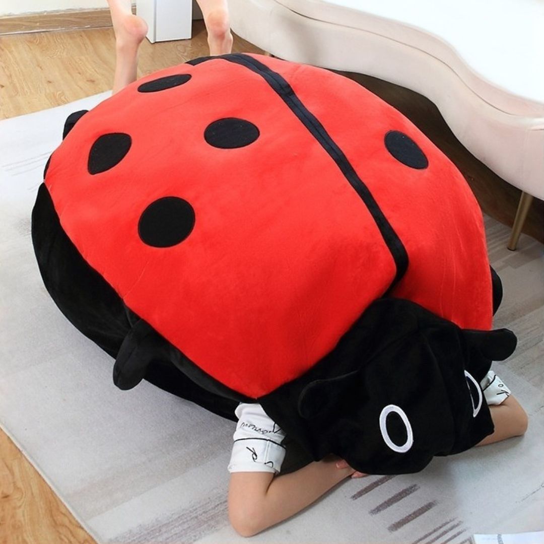 SnugBug™ – Wearable Ladybug Pillow