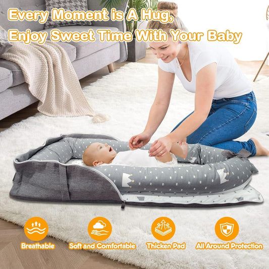 CozyCocoon™ – Foldable Baby Bed