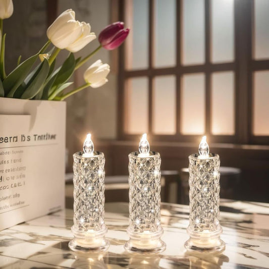PetalGlow™ – Electronic Rose Candle