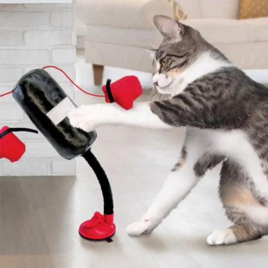 PawPunch™ – Cat Teaser Boxing Toy